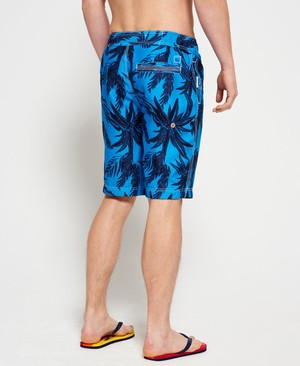 Superdry Boardshorts Férfi Rövidnadrág Kék | YDGUJ8172